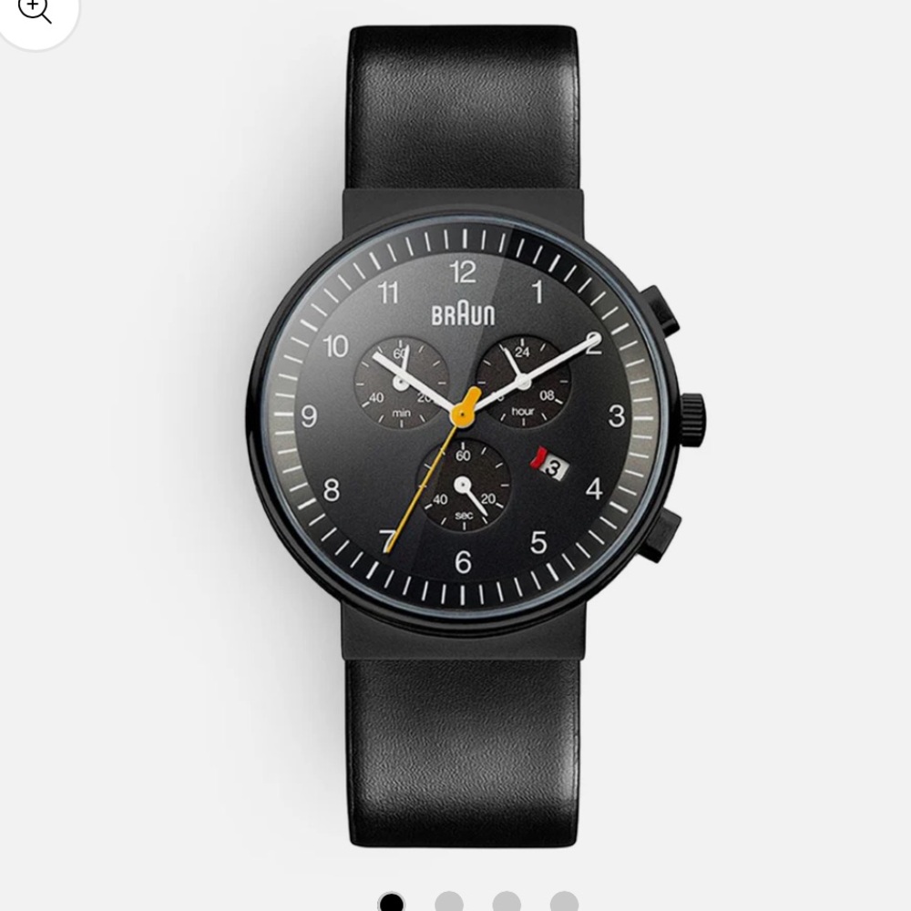 Braun classic chronograph watch
